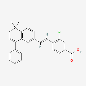 molecular formula C27H23ClO2 B1667231 BMS641 