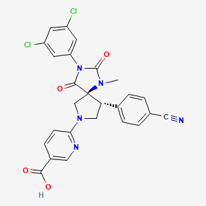 molecular formula C26H19Cl2N5O4 B1667235 BMS-688521 CAS No. 893397-44-9