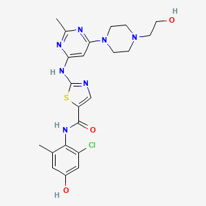 molecular formula C22H26ClN7O3S B1667239 BMS-748730 CAS No. 910297-57-3