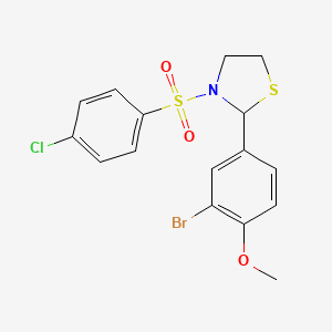molecular formula C16H15BrClNO3S2 B1667243 BMS-986122 CAS No. 313669-88-4
