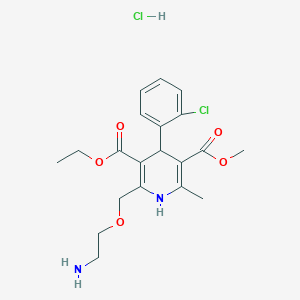 molecular formula C20H26Cl2N2O5 B1667247 Amlodipine Hydrochloride CAS No. 246852-07-3