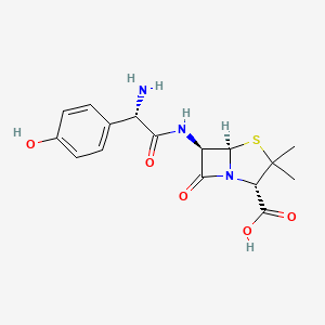molecular formula C16H19N3O5S B1667256 L-Amoxicillin CAS No. 26889-93-0