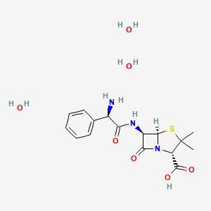 molecular formula C16H25N3O7S B1667259 Ampicillin trihydrate CAS No. 7177-48-2