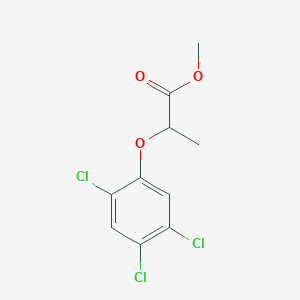 molecular formula C10H9Cl3O3 B166726 Methyl 2-(2,4,5-trichlorophenoxy)propanoate CAS No. 4841-20-7