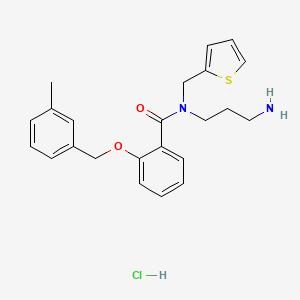molecular formula C23H27ClN2O2S B1667263 AMTB hydrochloride CAS No. 926023-82-7