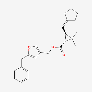 molecular formula C24H28O3 B1667278 Bioethanomethrin CAS No. 22431-62-5