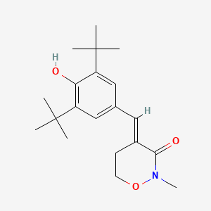 molecular formula C20H29NO3 B1667279 BF389 CAS No. 127245-22-1