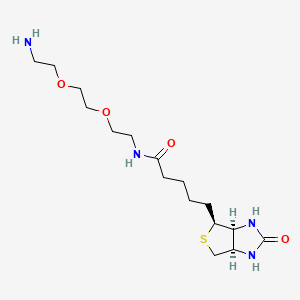 molecular formula C16H30N4O4S B1667286 Biotin-PEG2-Amine CAS No. 138529-46-1