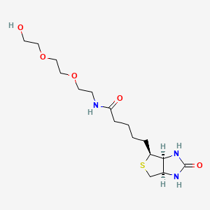 molecular formula C16H29N3O5S B1667290 Biotin-PEG3-alcohol CAS No. 289714-02-9