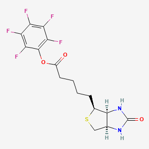 molecular formula C16H15F5N2O3S B1667293 Biotin-PFP ester CAS No. 120550-35-8