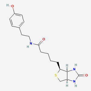 molecular formula C18H25N3O3S B1667294 Biotinyl tyramide 