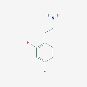 molecular formula C8H9F2N B166730 2-(2,4-Difluorophenyl)ethanamine CAS No. 134672-72-3