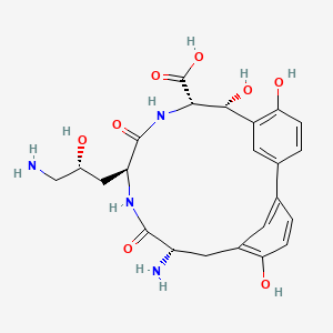 molecular formula C23H28N4O8 B1667300 LL AF283alpha CAS No. 100296-21-7