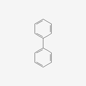 molecular formula C12H10<br>C6H5C6H5<br>C12H10 B1667301 联苯 CAS No. 92-52-4