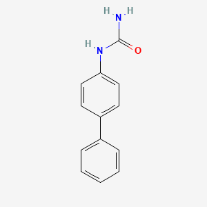 molecular formula C13H12N2O B1667302 联苯-4-基脲 CAS No. 13262-48-1