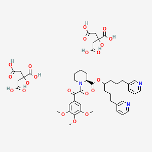 molecular formula C46H57N3O21 B1667305 Biricodar Dicitrate CAS No. 174254-13-8