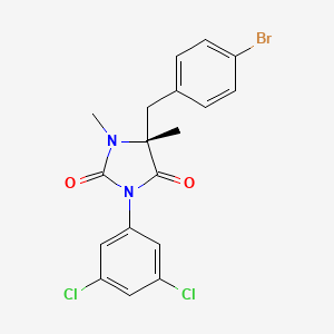 molecular formula C18H15BrCl2N2O2 B1667307 BIRT 377 
