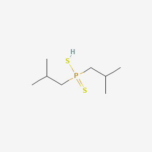 molecular formula C8H19PS2 B1667315 双(2-甲基丙基)膦二硫代酸 CAS No. 13360-80-0