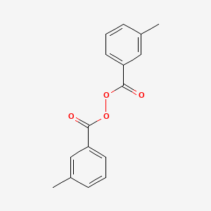 molecular formula C16H14O4 B1667316 Bis(3-methylbenzoyl) peroxide CAS No. 1712-87-4