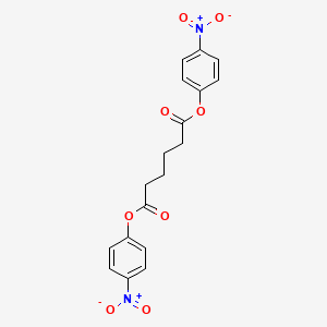 molecular formula C18H16N2O8 B1667318 Bis(4-nitrophenyl) adipate CAS No. 32564-25-3