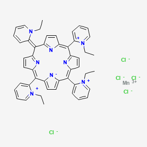 molecular formula C48H44Cl5MnN8 B1667322 Unii-BN93L2NT5I CAS No. 219818-60-7