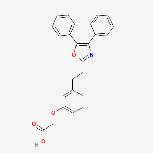 molecular formula C25H21NO4 B1667329 Bmy 42393 CAS No. 136451-58-6