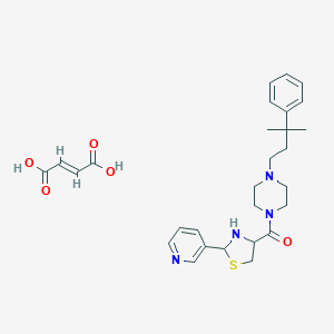 molecular formula C28H36N4O5S B166733 YM-264 CAS No. 131888-54-5