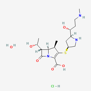 molecular formula C18H29N3O5S B1667348 Lenapenem CAS No. 149882-71-3