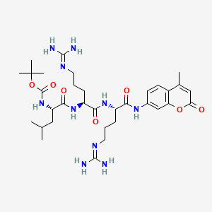 molecular formula C33H52N10O7 B1667352 Boc-LRR-AMC 