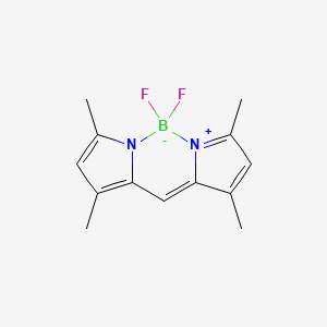 molecular formula C13H15BF2N2 B1667356 1,3,5,7-Tetramethyl-4,4-difluoro-3a-azonia-4a-aza-4-bora(V)-s-indacene-4-ide CAS No. 21658-70-8