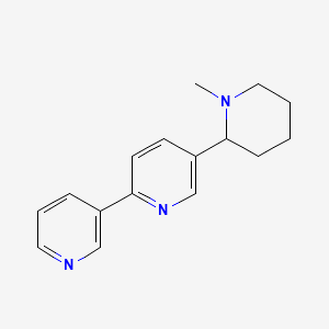 molecular formula C16H19N3 B1667376 Anabasamine CAS No. 20410-87-1