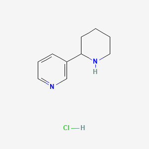 molecular formula C10H15ClN2 B1667378 Anabasine hydrochloride CAS No. 15251-47-5