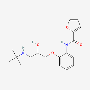 molecular formula C18H24N2O4 B1667387 Ancarolol CAS No. 75748-50-4