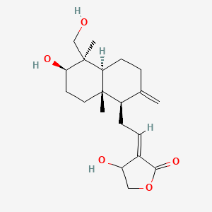 molecular formula C20H30O5 B1667393 Andrographolide CAS No. 5508-58-7