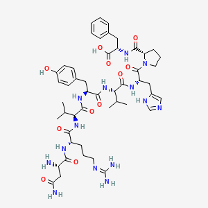 molecular formula C49H70N14O11 B1667400 Angiotensinamide CAS No. 53-73-6