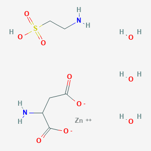 molecular formula C6H18N2O10SZn B166742 Taurizine CAS No. 130007-55-5