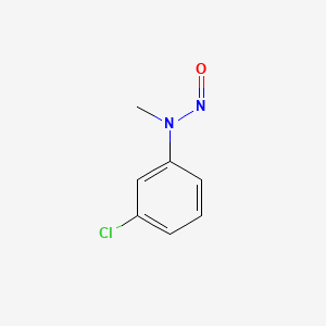 molecular formula C7H7ClN2O B1667420 ANILINE, m-CHLORO-N-METHYL-N-NITROSO- CAS No. 4243-20-3