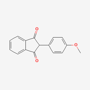 molecular formula C16H12O3 B1667423 Anisindione CAS No. 117-37-3