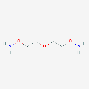 molecular formula C4H12N2O3 B1667425 Bis-aminooxy-PEG1 