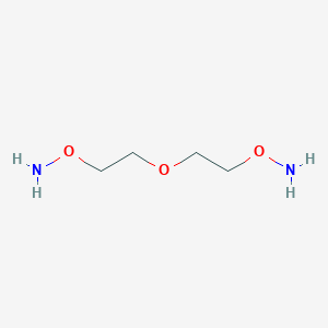 molecular formula C4H12N2O3 B1667425 Bis-aminooxy-PEG1 CAS No. 93460-33-4