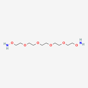 molecular formula C10H24N2O6 B1667428 Bis-aminooxy-PEG4 CAS No. 98627-72-6
