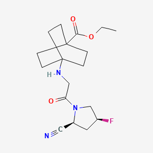 molecular formula C18H26FN3O3 B1667438 Bisegliptin CAS No. 862501-61-9