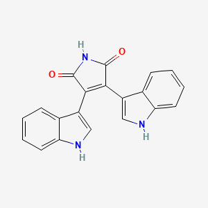 molecular formula C20H13N3O2 B1667441 Arcyriarubin A CAS No. 119139-23-0