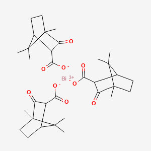 molecular formula C33H45BiO9 B1667446 Bismuth camphocarbonate CAS No. 19495-28-4