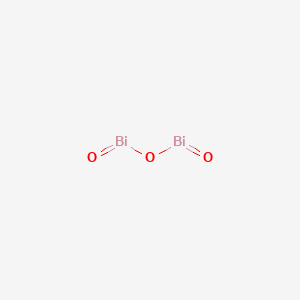 molecular formula Bi2O3 B1667447 Dibismuth trioxide CAS No. 1304-76-3