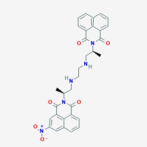 molecular formula C32H28N6O8 B1667450 Bisnafide CAS No. 144849-63-8