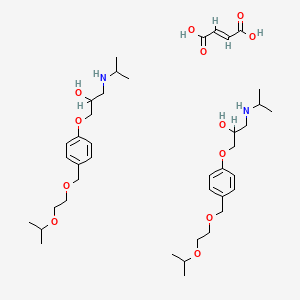 molecular formula C40H66N2O12 B1667451 Bisoprolol Fumarate CAS No. 104344-23-2
