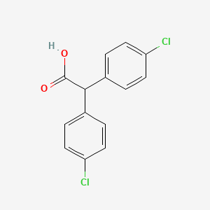 molecular formula C14H10Cl2O2 B1667455 Bis(4-chlorophenyl)acetic acid CAS No. 83-05-6