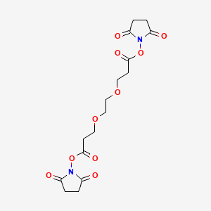 molecular formula C16H20N2O10 B1667459 Bis-PEG2-NHS Ester CAS No. 65869-63-8