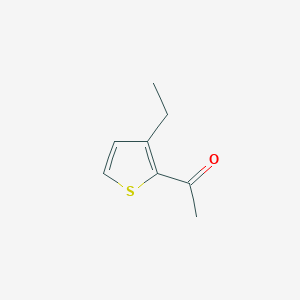 molecular formula C8H10OS B166746 1-(3-ethylthiophen-2-yl)ethan-1-one CAS No. 129633-77-8